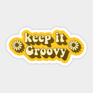 KEEP IT GROOVY Sticker